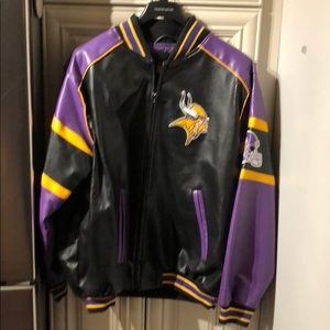 Viking NFL leather jacket